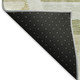 10' X 14' Artichoke Green Ivory And Wheat Geometric Washable Area Rug With UV Protection