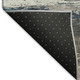 10' X 14' Black Beige And Blue Abstract Washable Area Rug With UV Protection