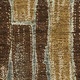5' X 8' Coffee Ivory And Taupe Striped Washable Area Rug With UV Protection
