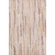 3' X 5' Pink Yellow And Peach Striped Washable Area Rug With UV Protection