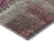 3' X 5' Blush Purple And Gray Abstract Washable Area Rug With UV Protection