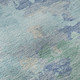 9' X 12' Pale Aqua Ivory And Gray Abstract Washable Area Rug With UV Protection