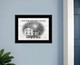 Give It To God Black Framed Print Wall Art