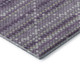 3' X 5' Purple Gray And Ivory Geometric Washable Area Rug With UV Protection