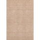 9' X 12' Peach And Ivory Geometric Washable Area Rug With UV Protection