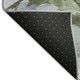 10' X 14' Olive Green Ivory And Lavender Floral Washable Area Rug With UV Protection