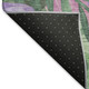 5' X 8' Sage Purple And Blush Floral Washable Area Rug With UV Protection