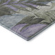 10' X 14' Taupe Lavender And Olive Green Floral Washable Area Rug With UV Protection