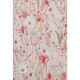 10' X 14' Salmon And Ivory Floral Washable Area Rug With UV Protection