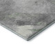 8' Artichoke Green Charcoal And Ivory Striped Washable Area Rug With UV Protection