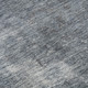 8' Blue And Gray Abstract Washable Round Rug With UV Protection