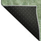 3' X 5' Sage And Teal Abstract Washable Area Rug With UV Protection