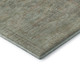 8' Teal Sage And Copper Abstract Geometric Washable Round Rug With UV Protection
