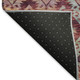 3' X 5' Rust Gold And Gray Ikat Washable Area Rug With UV Protection