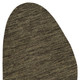 4' X 6' Brown And Black Medallion Indoor Outdoor Area Rug