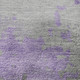 8' X 10' Lavender And Gray Abstract Washable Area Rug With UV Protection