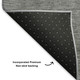8' X 10' Peach And Gray Abstract Washable Area Rug With UV Protection