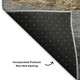 5' X 8' Gold And Gray Striped Washable Area Rug With UV Protection