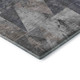 8' X 10' Gray And Beige Geometric Washable Area Rug With UV Protection