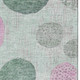 8' X 10' Sage And Blush Geometric Washable Area Rug With UV Protection