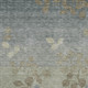 9' X 12' Khaki And Gray Floral Washable Area Rug With UV Protection