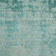 3' X 5' Teal And Beige Abstract Washable Area Rug With UV Protection