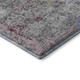 9' X 12' Blue Pink And Ivory Abstract Washable Area Rug With UV Protection