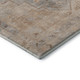 3' X 5' Copper And Gray Medallion Washable Area Rug With UV Protection