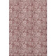 9' X 12' Blush And Pink Floral Washable Area Rug With UV Protection