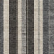 10' X 14' Black Ivory And Gray Striped Washable Area Rug With UV Protection