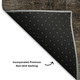 9' X 12' Brown Gray And Ivory Abstract Washable Area Rug With UV Protection