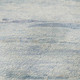 8' X 10' Sky Blue And Ivory Abstract Washable Area Rug With UV Protection