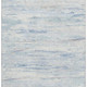 9' X 12' Sky Blue And Ivory Abstract Washable Area Rug With UV Protection