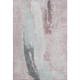 8' X 10' Blush Gray And Ivory Abstract Washable Area Rug With UV Protection