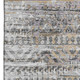 8' X 10' Gray Gold And Ivory Moroccan Washable Area Rug With UV Protection