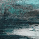5' X 8' Teal And Gray Abstract Washable Area Rug With UV Protection