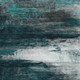 8' X 10' Teal And Gray Abstract Washable Area Rug With UV Protection