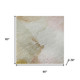 5' X 8' Mauve And Copper Abstract Washable Area Rug With UV Protection