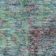 5' X 8' Aqua And Purple Medallion Washable Area Rug With UV Protection