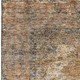 10' X 14' Copper And Brown Medallion Washable Area Rug With UV Protection