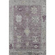 10' X 14' Merlot And Gray Oriental Washable Area Rug With UV Protection