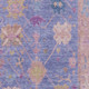 9' X 12' Purple And Blue Oriental Washable Area Rug With UV Protection