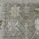 9' X 12' Pewter And Gray Oriental Washable Area Rug With UV Protection