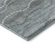 8' X 10' Teal And Ivory Abstract Geometric Washable Area Rug With UV Protection