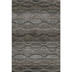 10' X 14' Chocolate And Gray Abstract Geometric Washable Area Rug With UV Protection