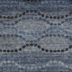 10' X 14' Navy Blue And Gray Abstract Geometric Washable Area Rug With UV Protection