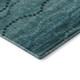 8' X 10' Turquoise And Aqua Abstract Geometric Washable Area Rug With UV Protection