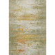 3' X 5' Sage And Ivory Abstract Washable Area Rug With UV Protection