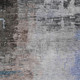 3' X 5' Brown And Blue Abstract Washable Area Rug With UV Protection