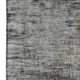 5' X 8' Chocolate And Beige Abstract Washable Area Rug With UV Protection